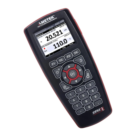 Ametek Jofra ASC-400 User manual