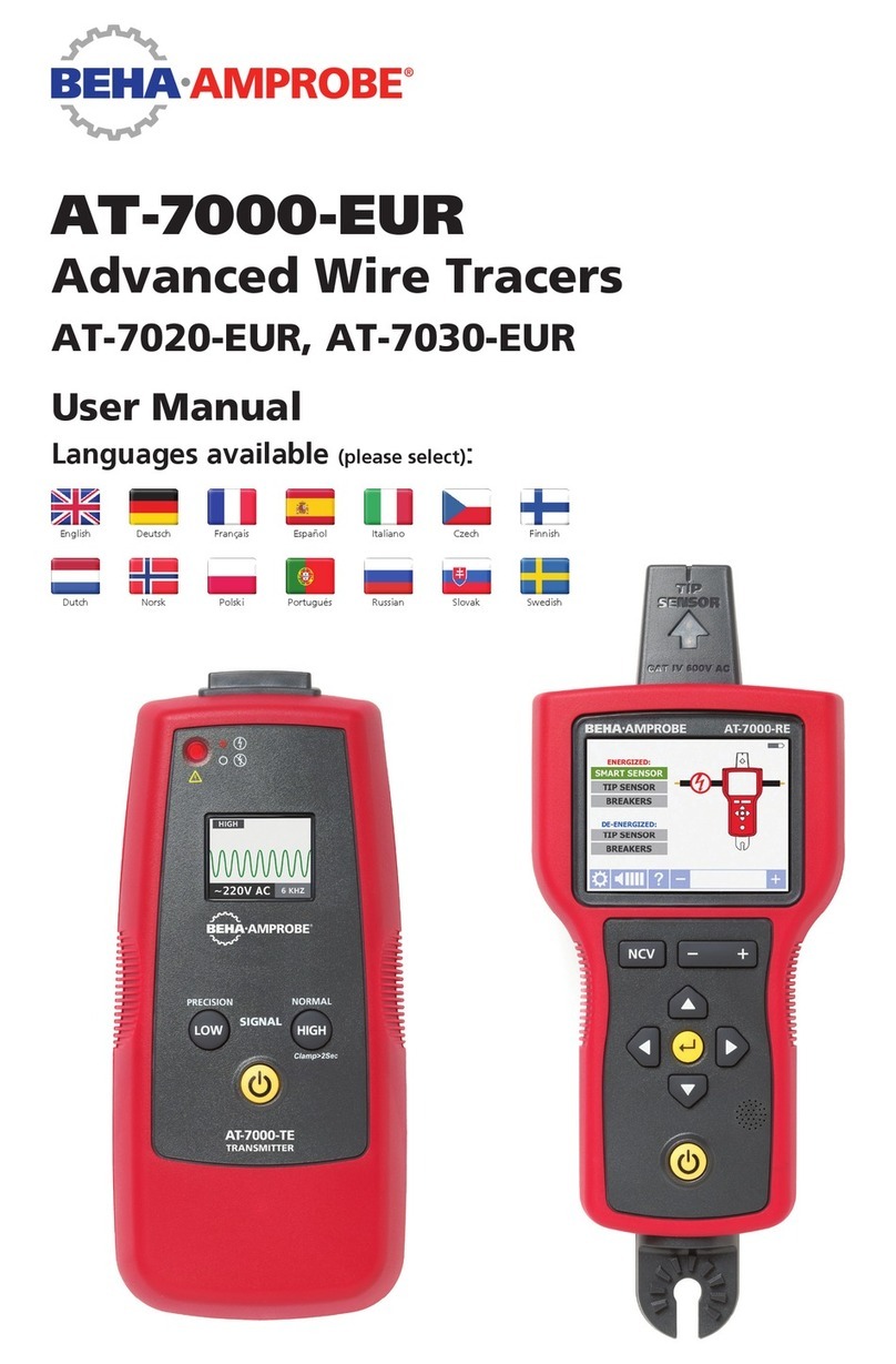 Beha-Amprobe AT-7000-EUR user manual