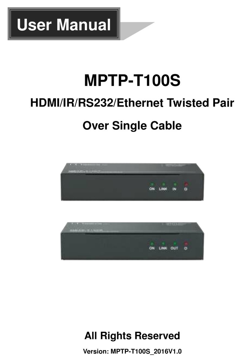 Milestone MPTP-T100S User manual