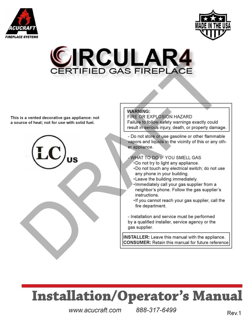 Acucraft circular 4 User manual