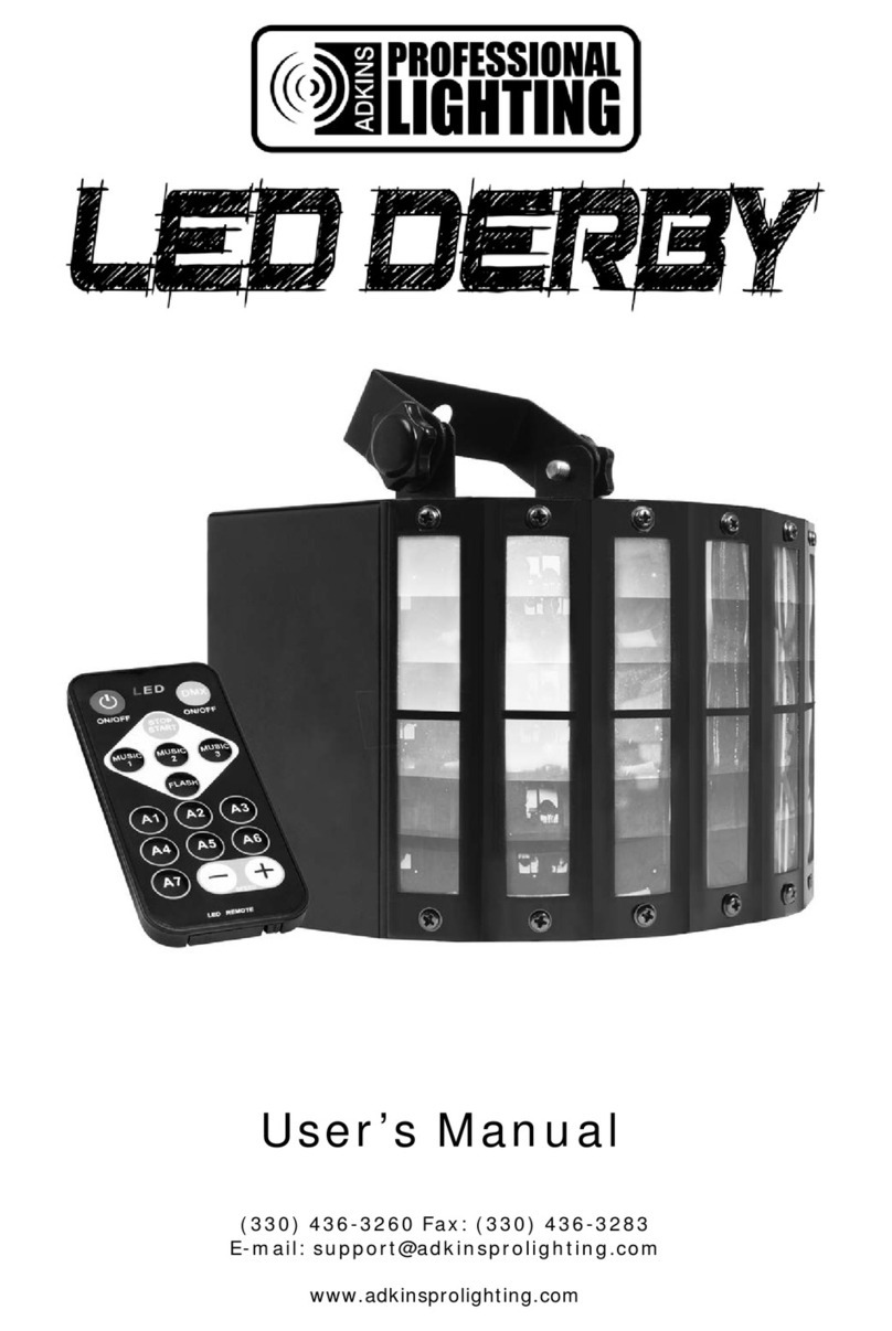 Adkins LED Derby user manual