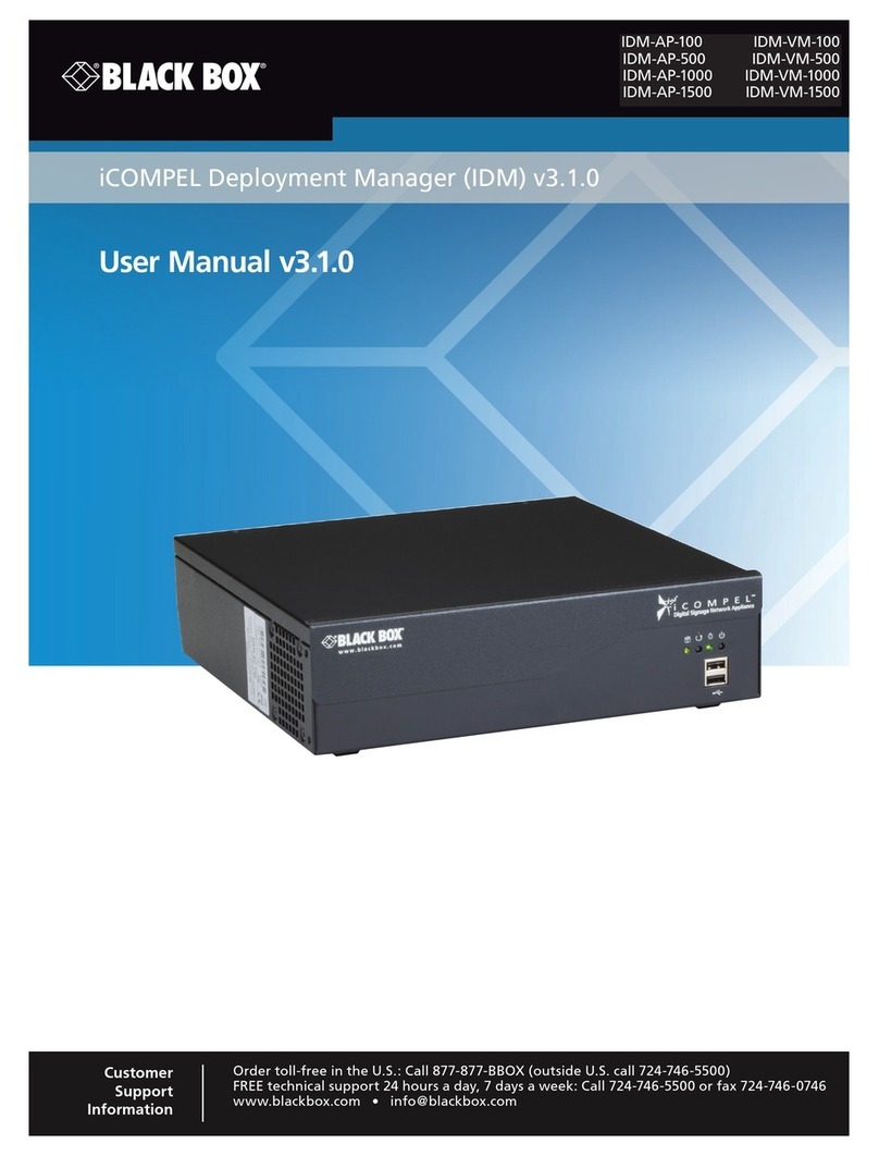 Black Box IDM-AP-100 User manual Black Box IDM-AP-100 User manual