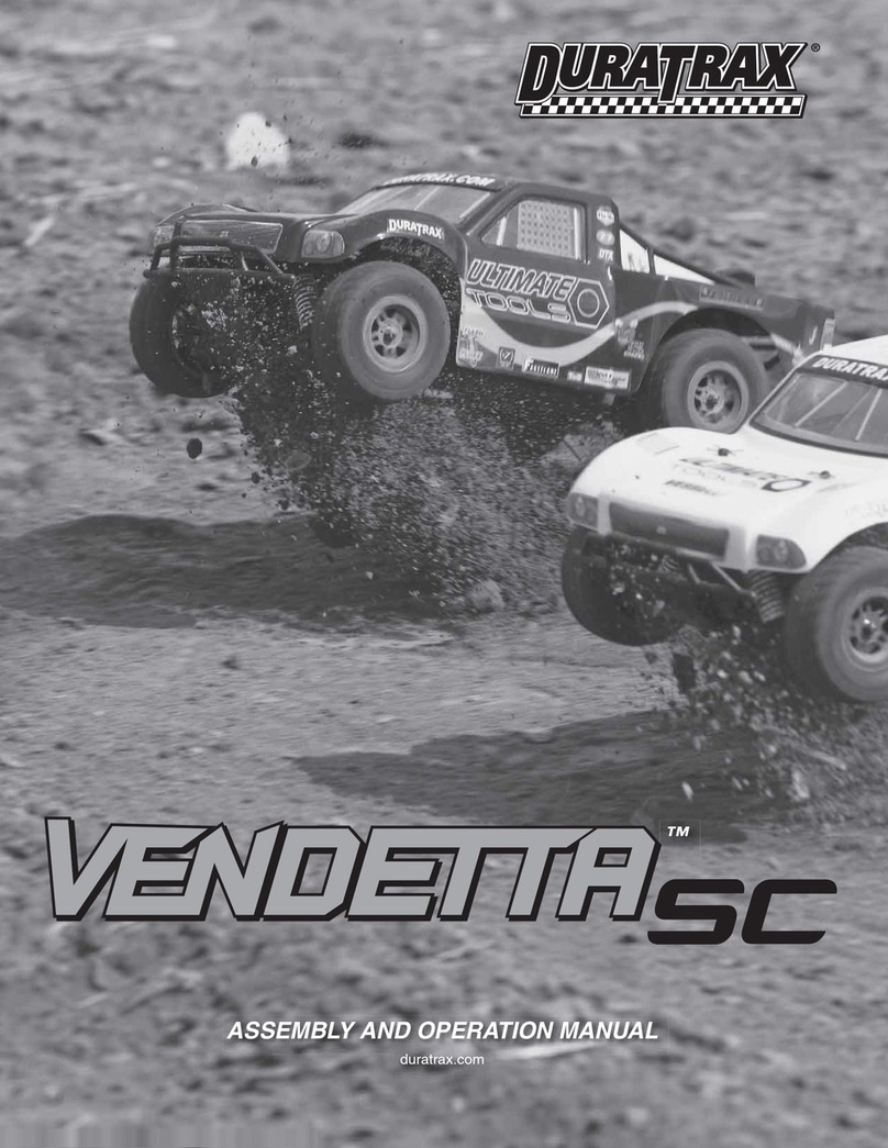 Duratrax Vendetta SC Installation and operating instructions