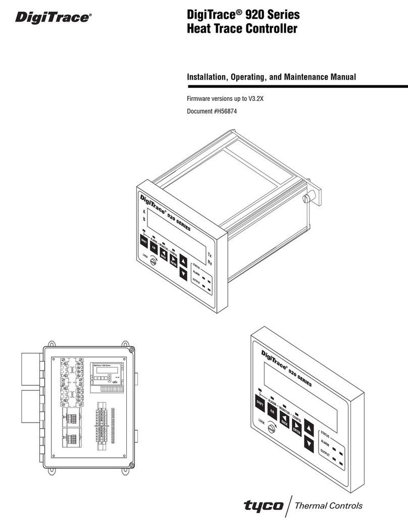 Tyco DigiTrace 920 Series Installation, operating and maintenance manual