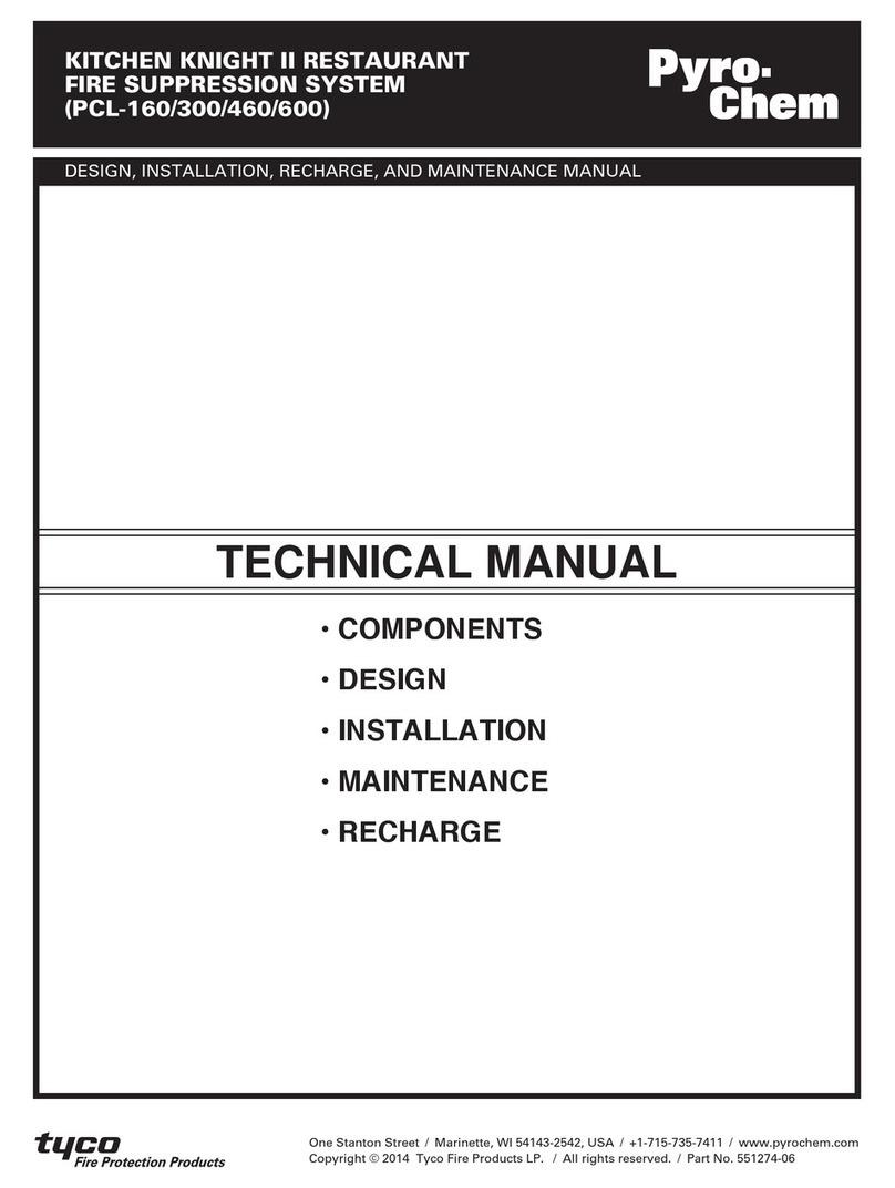 Pyro-Chem Kitchen Knight II User manual