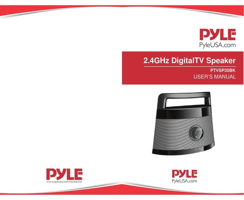 Pyle PTVSP20BK user manual
