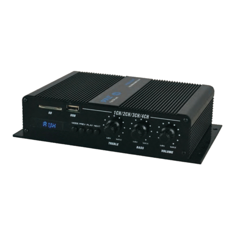 Pyle PFMRA440BB user manual