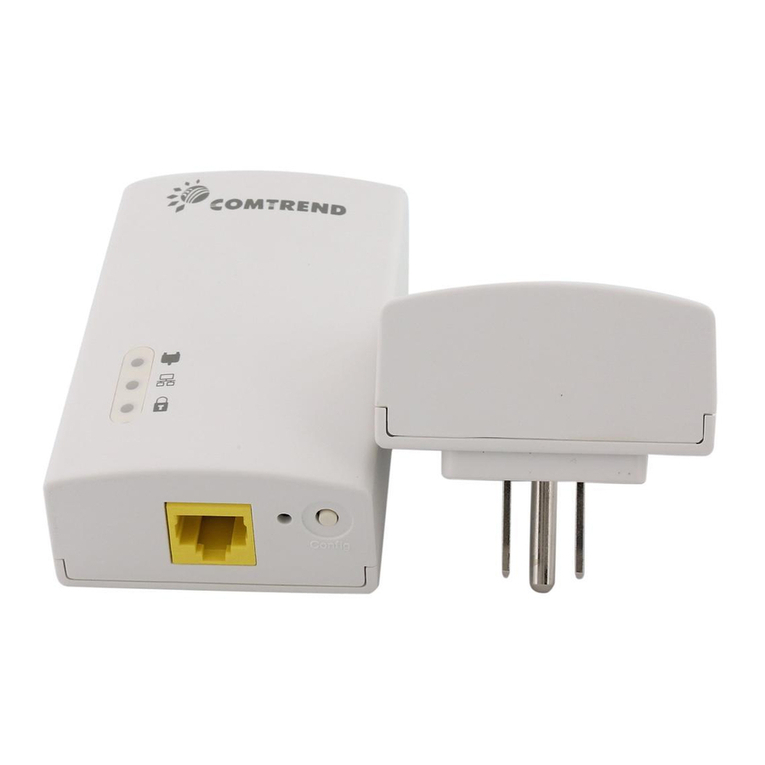 Comtrend Corporation PG-9172 Quick install guide
