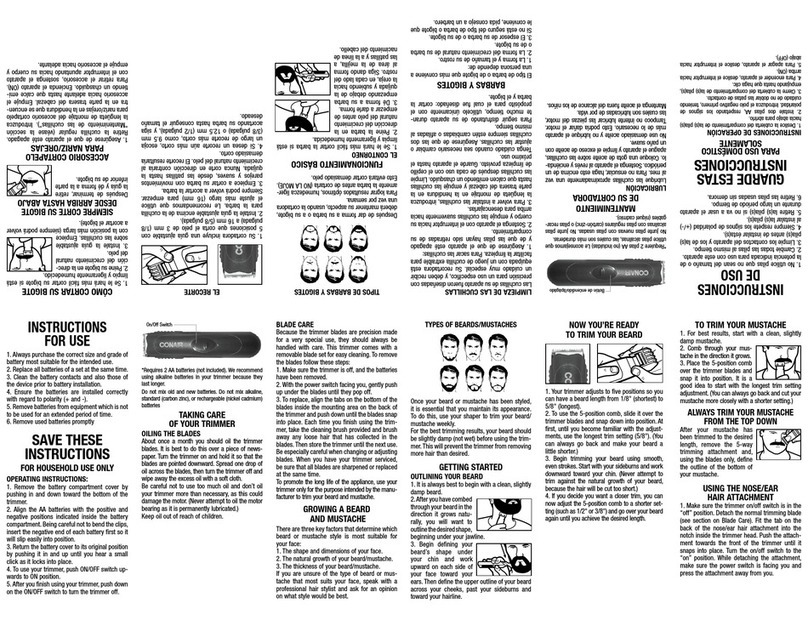 Conair GMT100RDCS manual