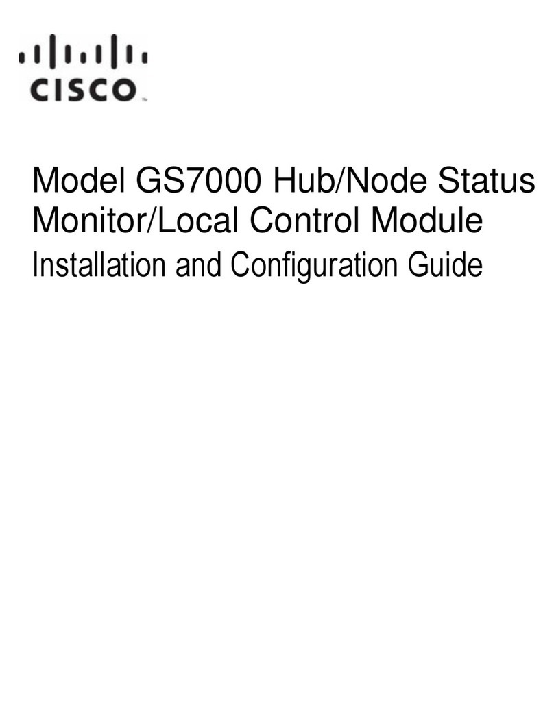 Cisco GS7000 Operator's manual Cisco GS7000 Operator's manual