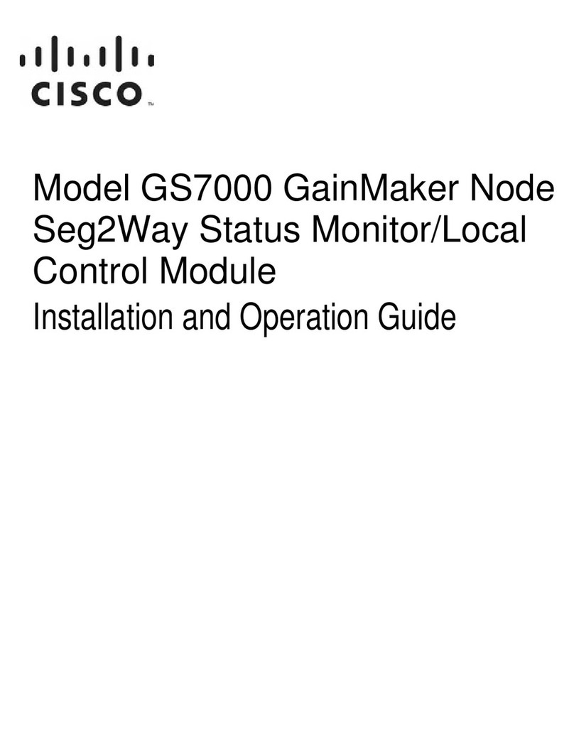 Cisco GS7000 Operating instructions Cisco GS7000 Operating instructions