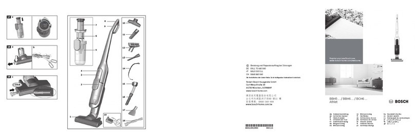 Bosch BBH5 series User manual