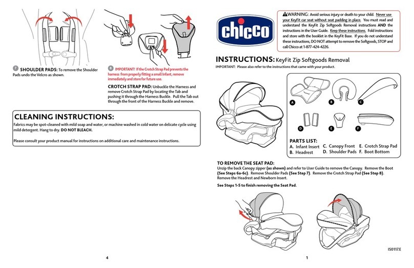Chicco KeyFit Zip instructions