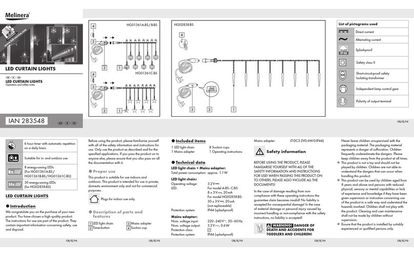 MELINERA 283548 Operation and safety notes MELINERA 283548 Operation and safety notes