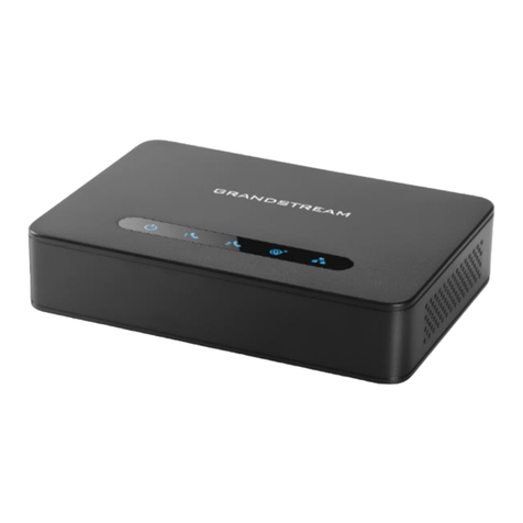 Grandstream Networks HT812 Instruction Manual Grandstream Networks HT812 Instruction Manual