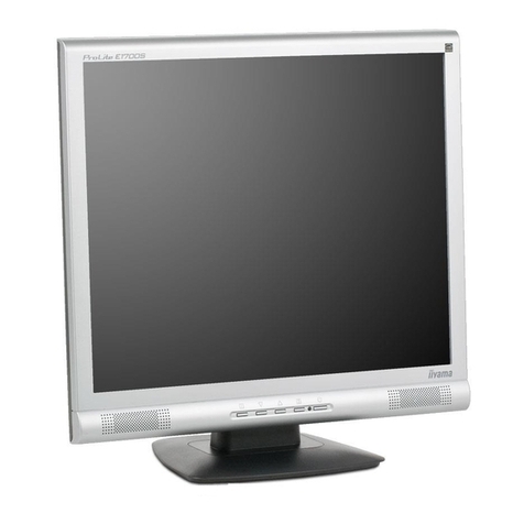 Iiyama ProLite E1700S User manual