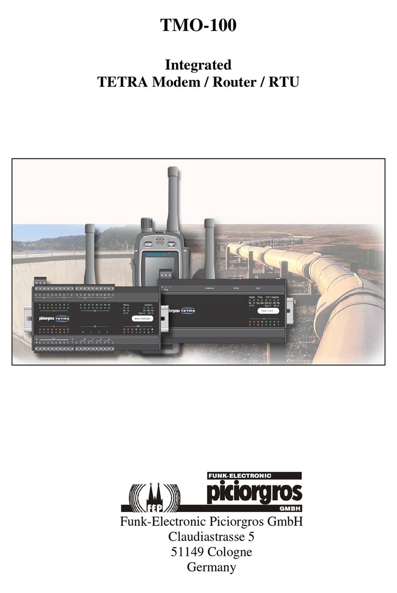 Funk-Electronic Piciorgros TMO-100 manual Funk-Electronic Piciorgros TMO-100 manual