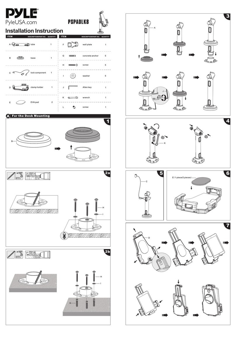 Pyle PSPADLK8 User manual