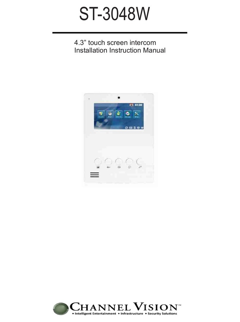 Channel Vision ST-3048W Installation instructions manual