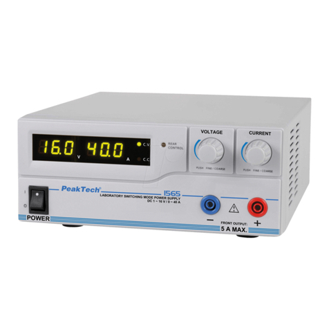 PeakTech 1565 Operation manual
