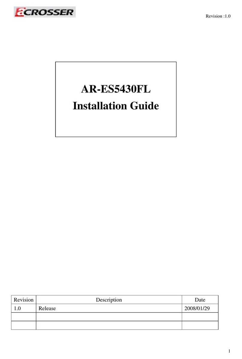 Acrosser Technology AR-ES5430FL installation guide