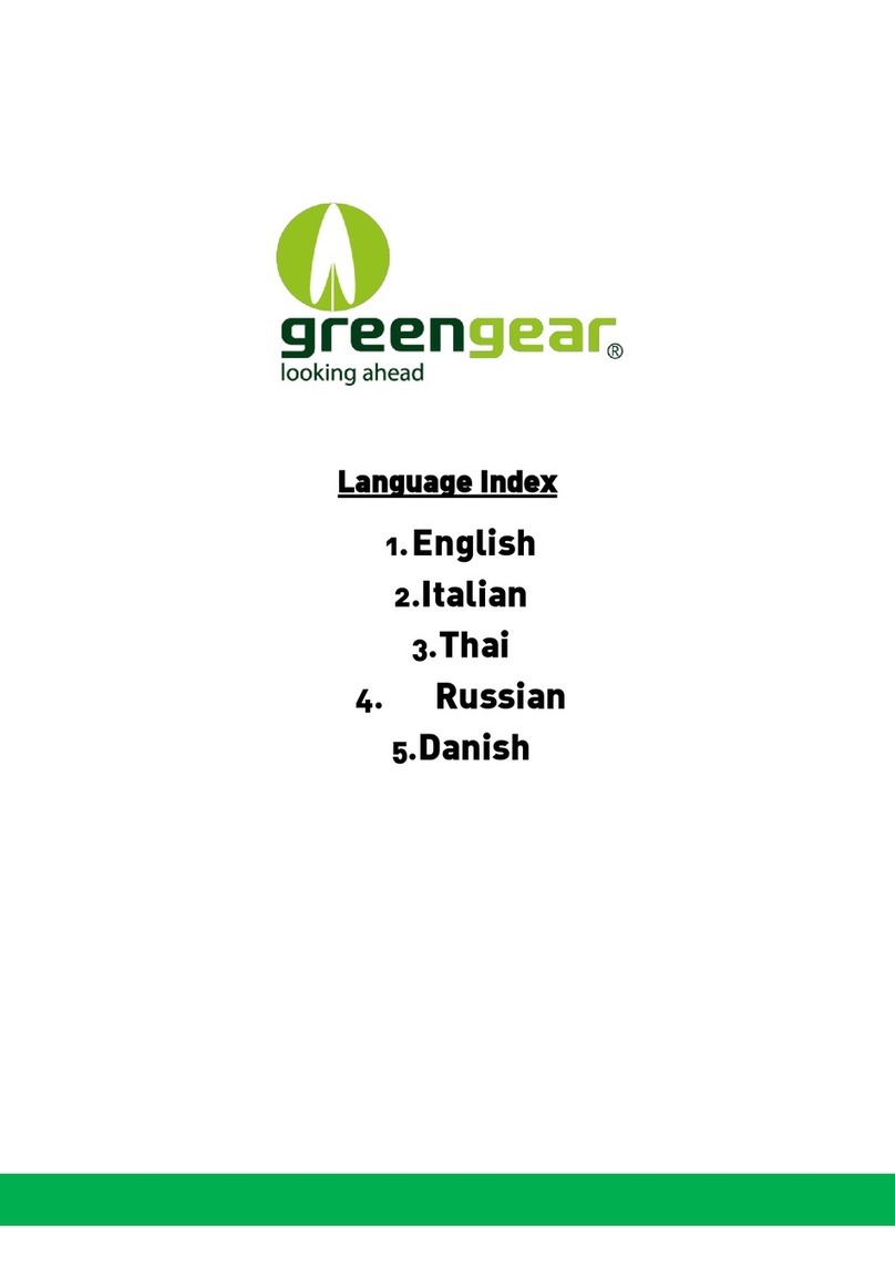 Green Gear GE-2000M Operating and maintenance original instructions