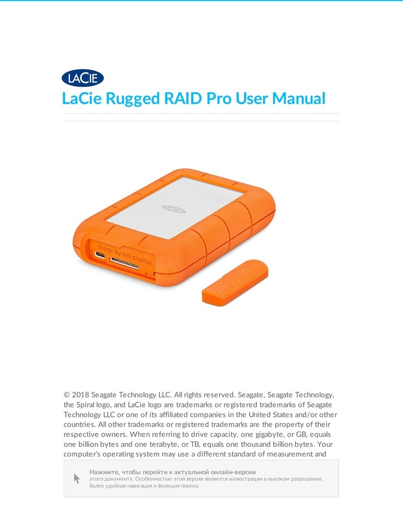LaCie Rugged RAID Pro user manual