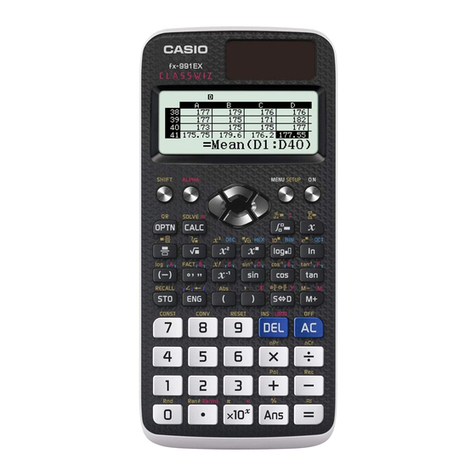Casio ClassWiz fx-991EX User manual