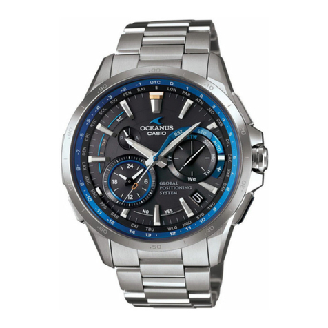 Casio Oceanus OCW-G1000 User manual