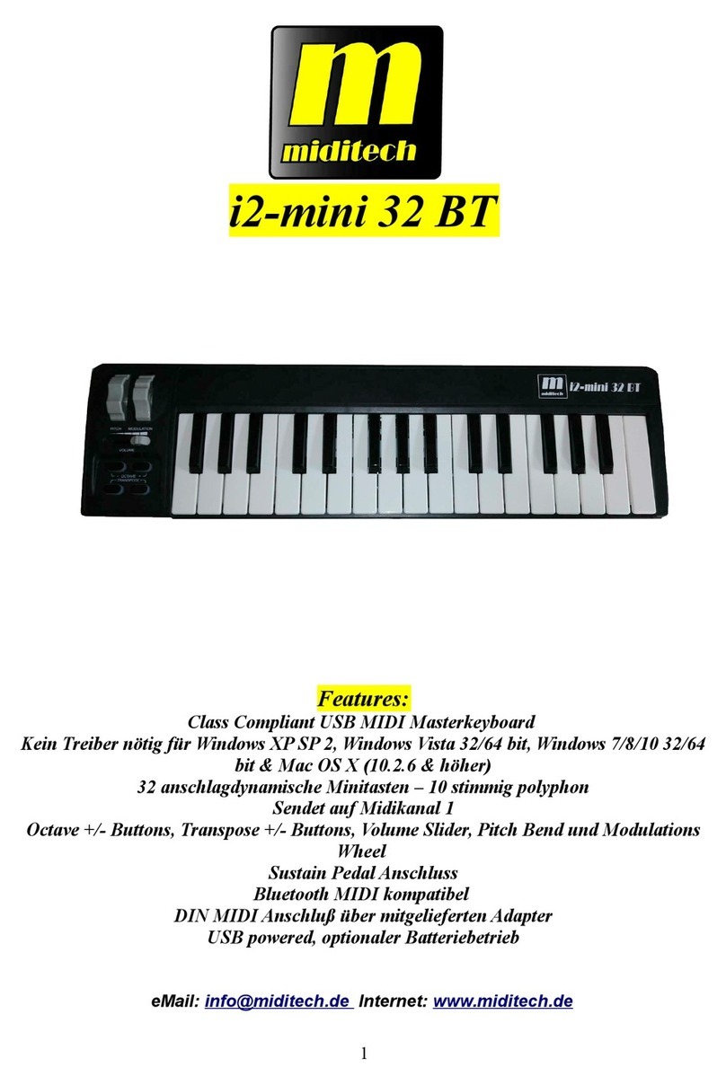 Miditech i2-mini 32 BT User manual