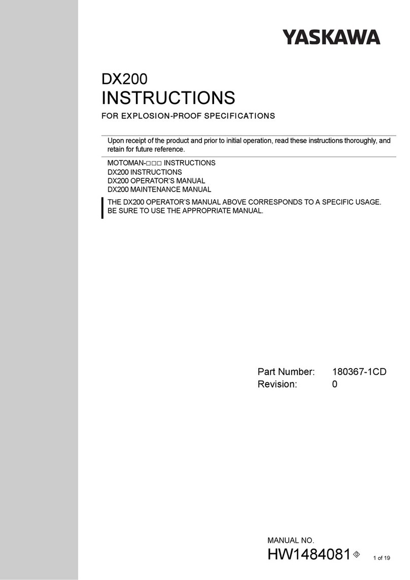 YASKAWA Motoman DX200 User manual