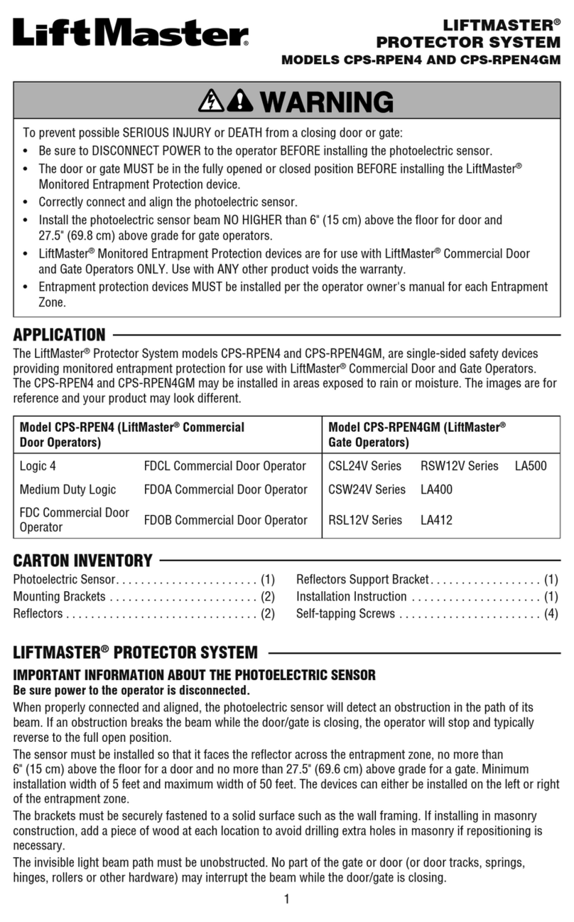 Chamberlain CPS-RPEN4GM User manual