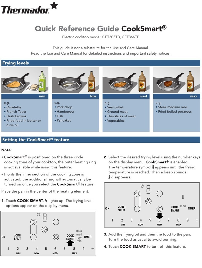 Thermador CookSmart CET366TB User manual