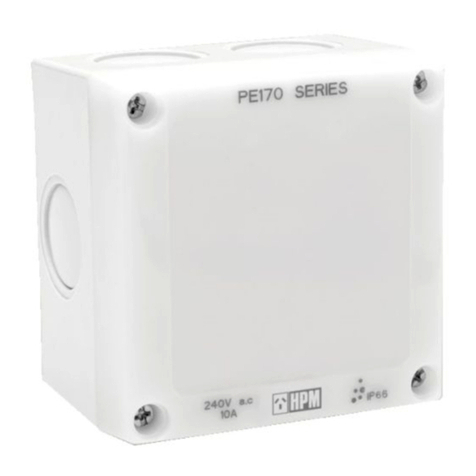 HPM PE170/10 instruction manual