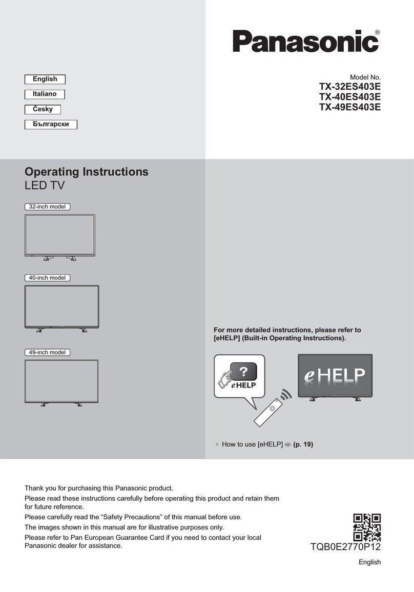 Panasonic TX-32ES403E User manual