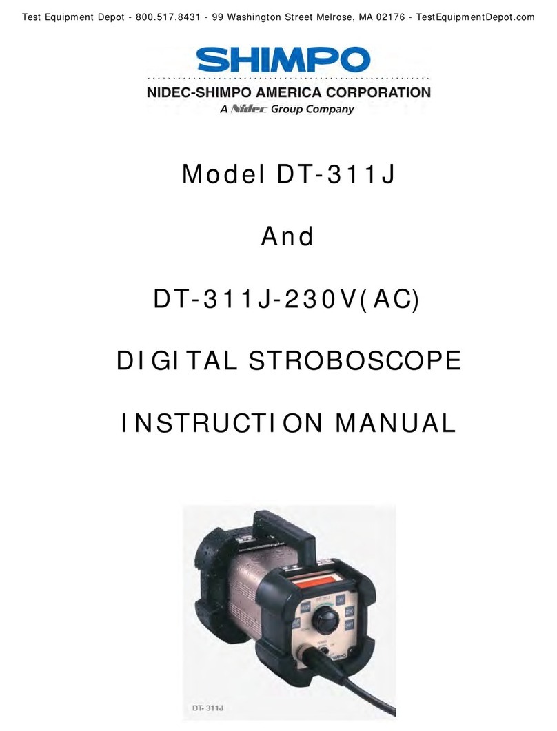 Shimpo DT-311J instruction manual