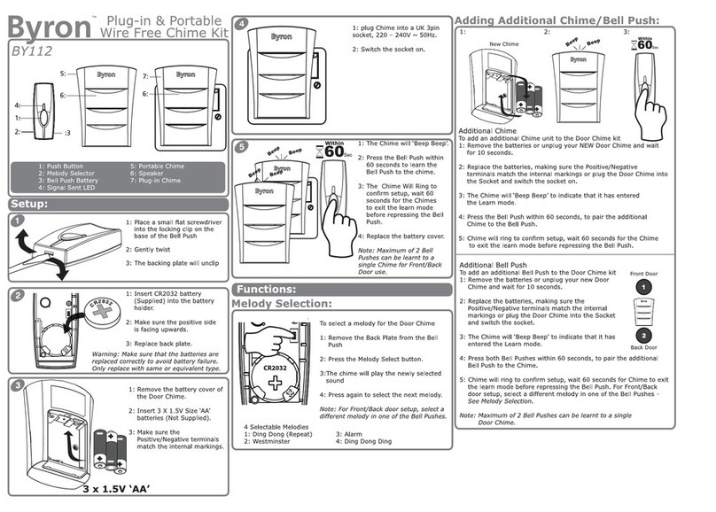 Byron BY112 User manual