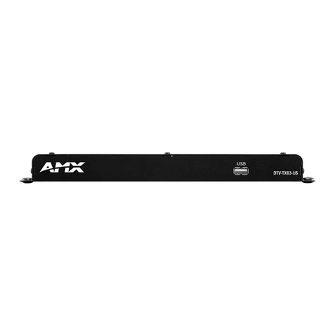 AMX DTV-TX03-US User manual