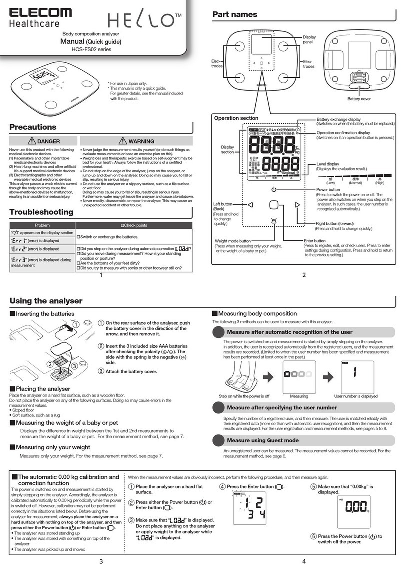 Elecom HCS-FS02 Series quick guide