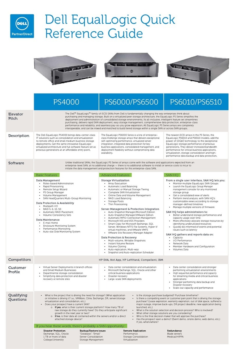 Dell PS4000E User manual Dell PS4000E User manual