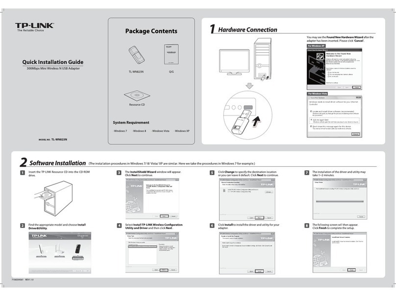TP-Link TL-WN823N User manual