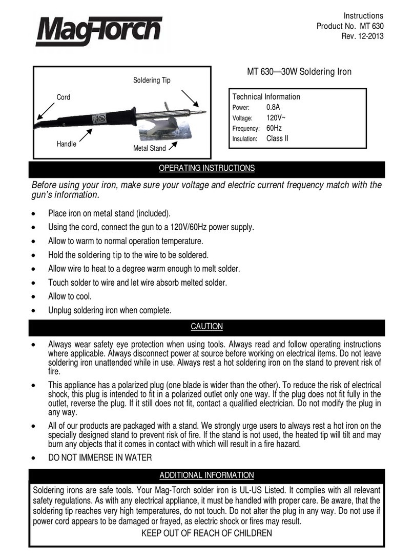 Mag-Torch MT 630 instructions