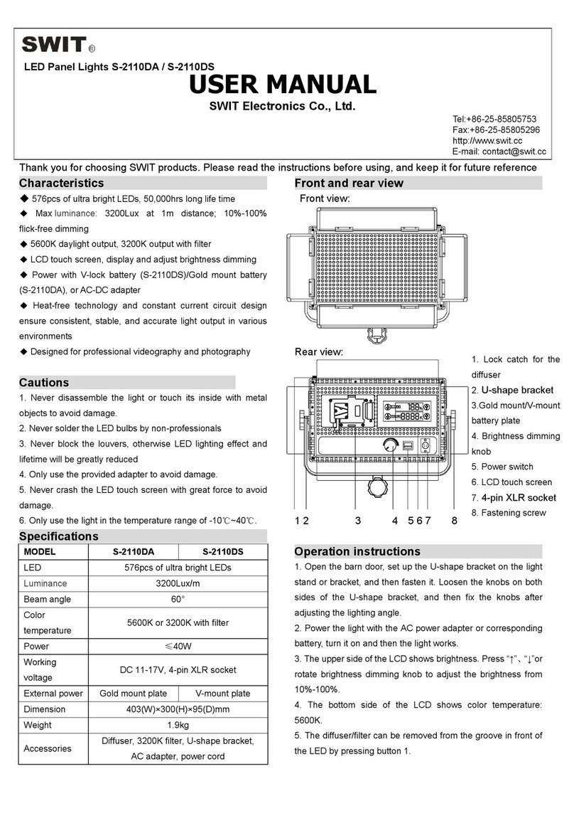 SWIT S-2110DS user manual