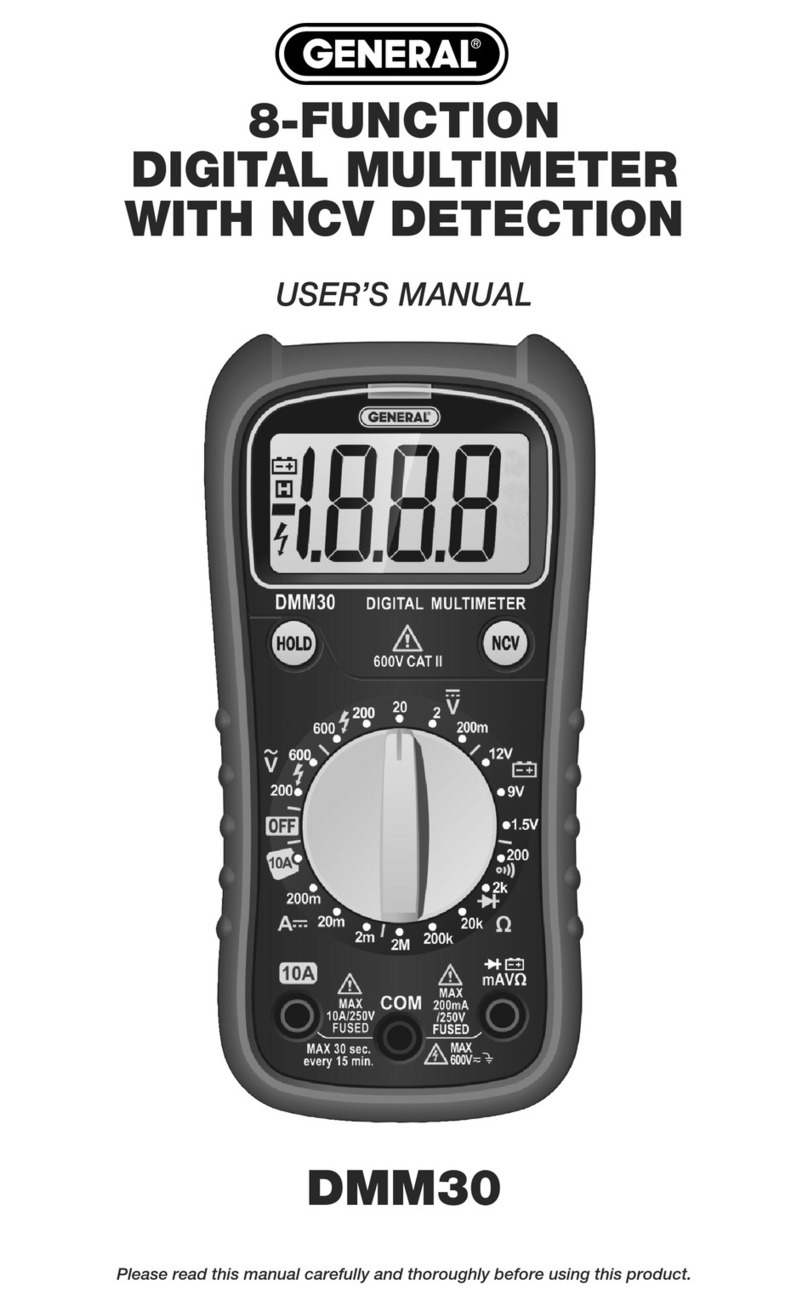 General DMM30 user manual
