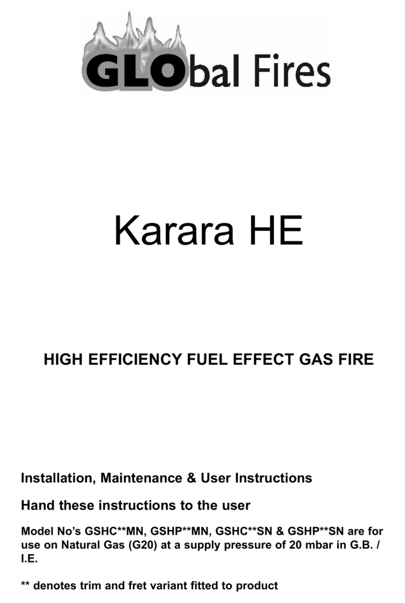 Global Fires Karara HE Mounting instructions Global Fires Karara HE Mounting instructions