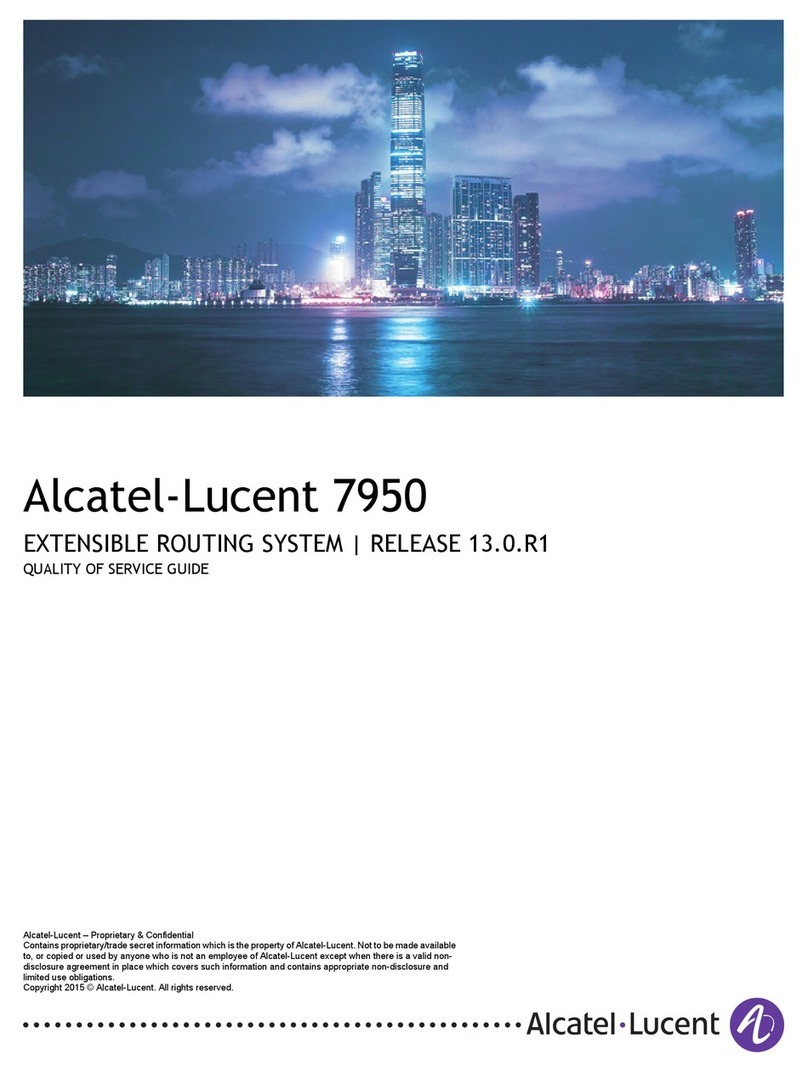 Alcatel-Lucent 7950 Quality of service guide