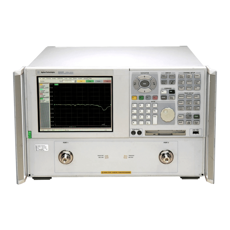 Agilent Technologies E8362B User manual