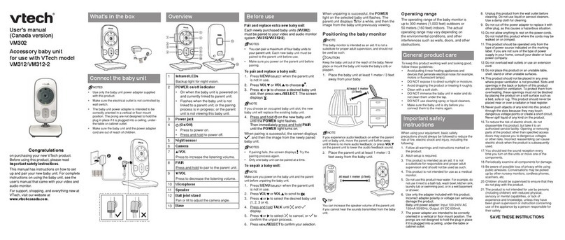 V-tech VM302 User manual