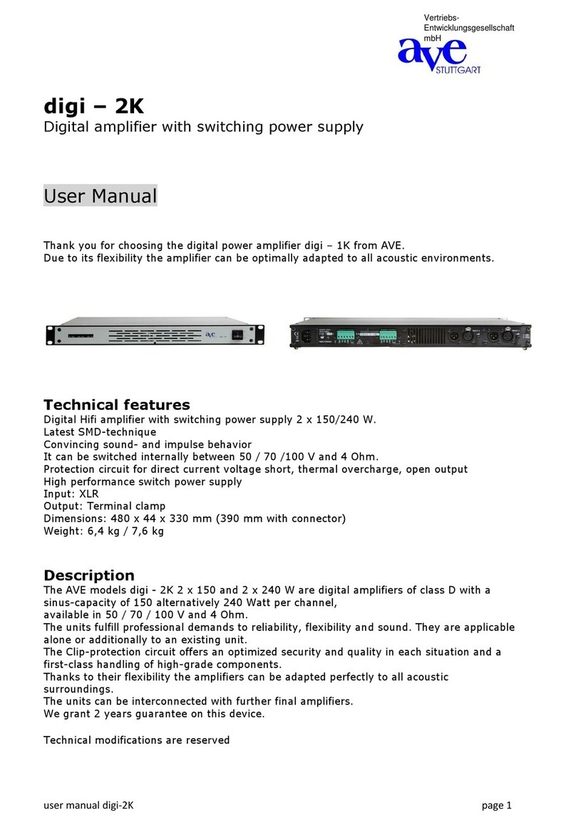 AVE digi-2K user manual