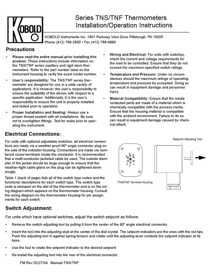 Kobold TNS-0D User manual